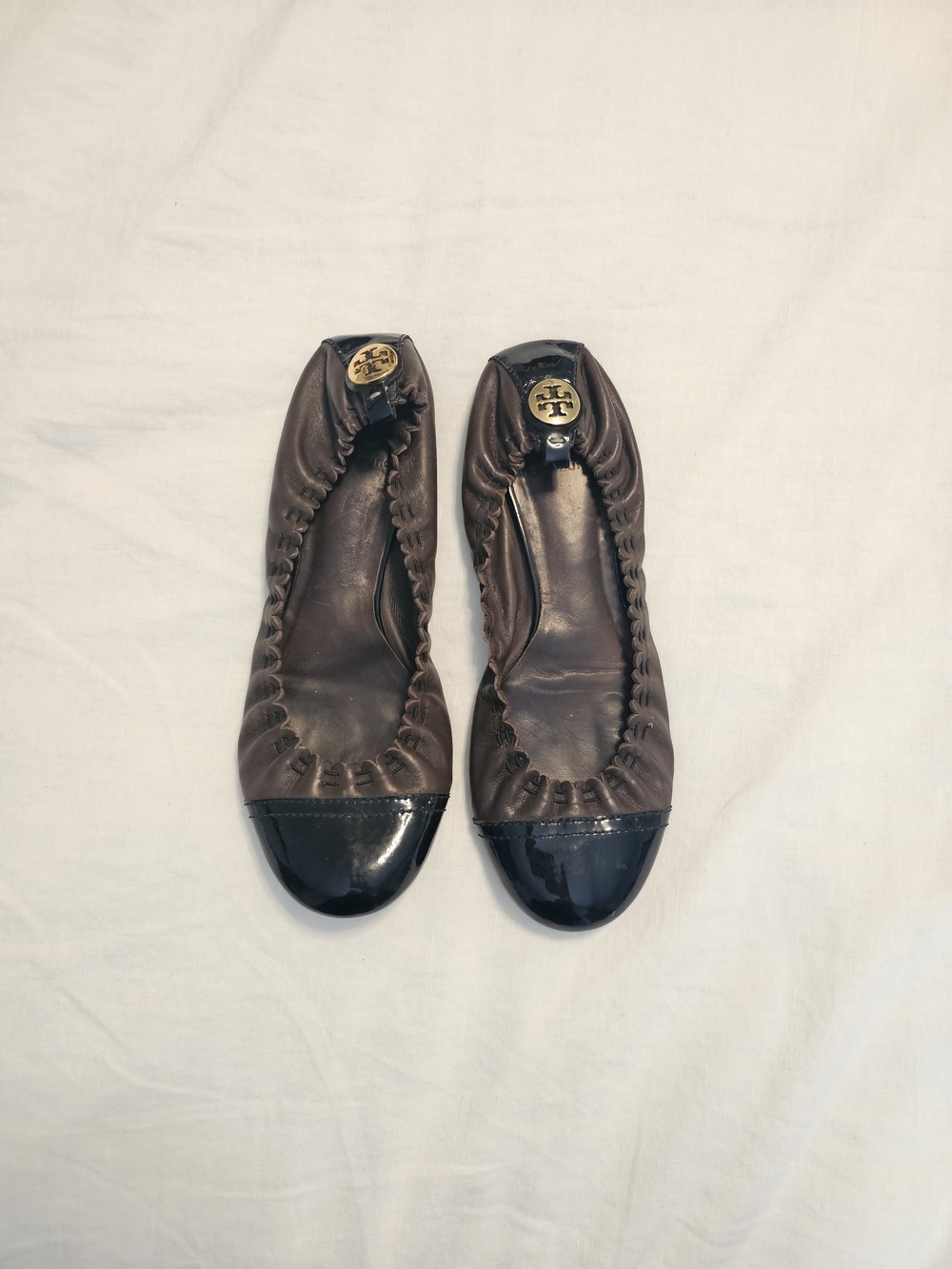 Tory Burch Brown Abbey Flats